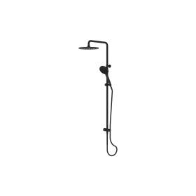 LAVISH-BRASS-TWIN　RAIL-SHOWER-BOTTOM-INLET-MB